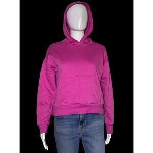 Epic Threads Pink Cotton Blend Hoodie Pullover Sweater Thumbholes Girls Size XL